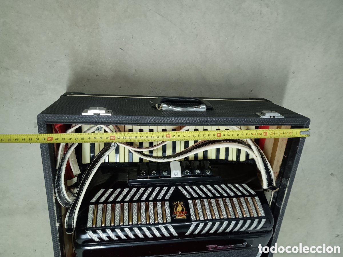 Instrumentos musicales: ACORDEON PARROT 1309 NEGRO - Foto 2