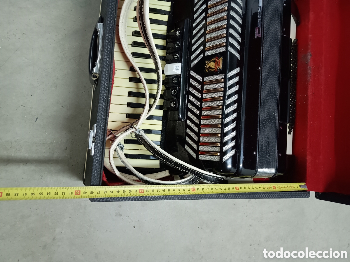 Instrumentos musicales: ACORDEON PARROT 1309 NEGRO - Foto 3