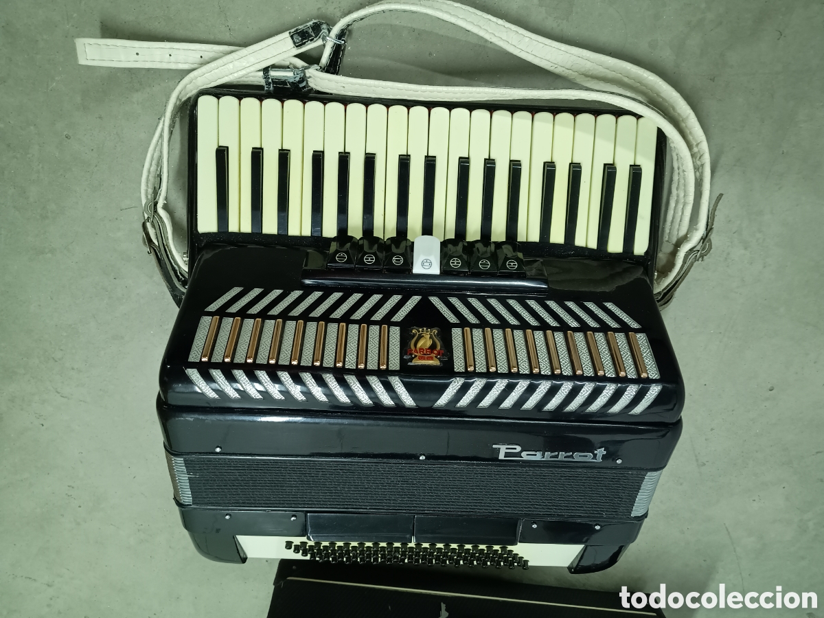 Instrumentos musicales: ACORDEON PARROT 1309 NEGRO - Foto 4