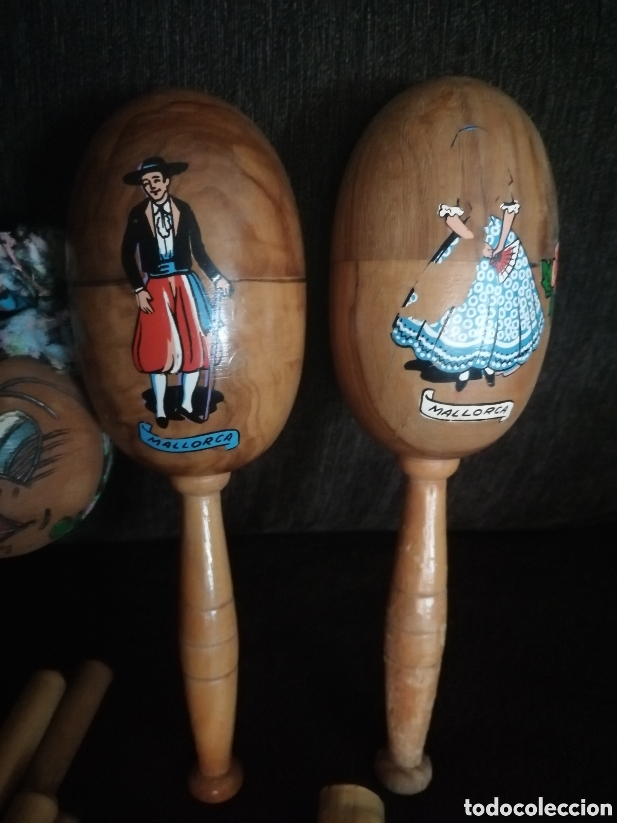 Instrumentos musicales: Maracas colecci&oacute;n antiguas - Foto 3