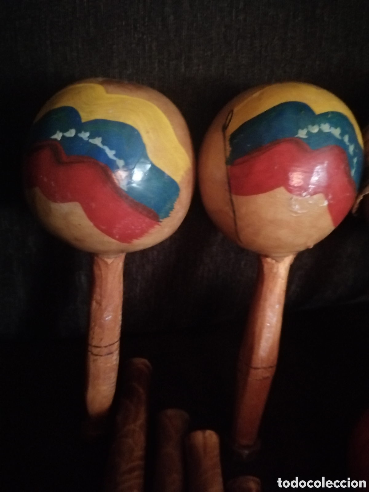Instrumentos musicales: Maracas colecci&oacute;n antiguas - Foto 4