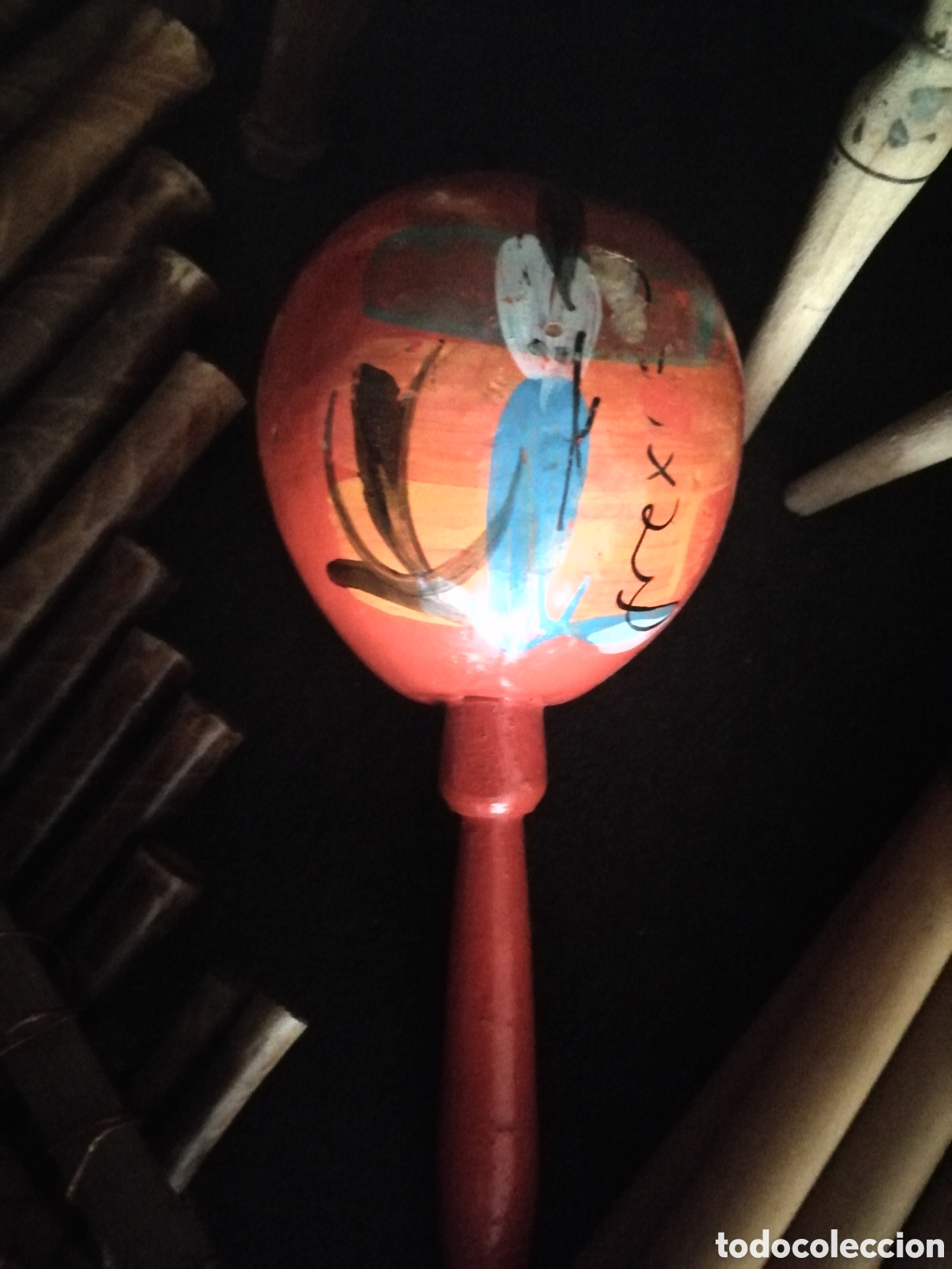Instrumentos musicales: Maracas colecci&oacute;n antiguas - Foto 5