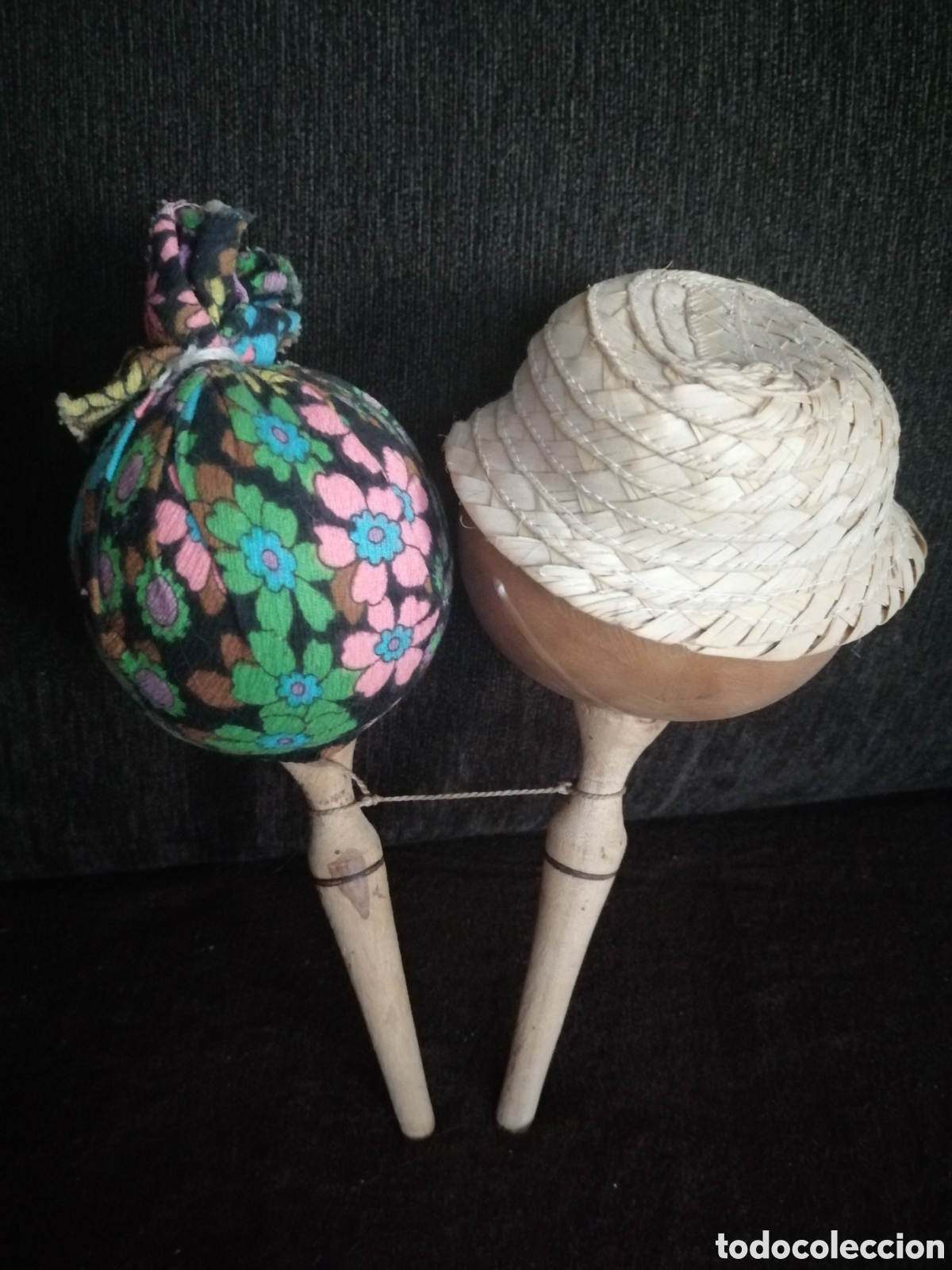 Instrumentos musicales: Maracas colecci&oacute;n antiguas - Foto 6