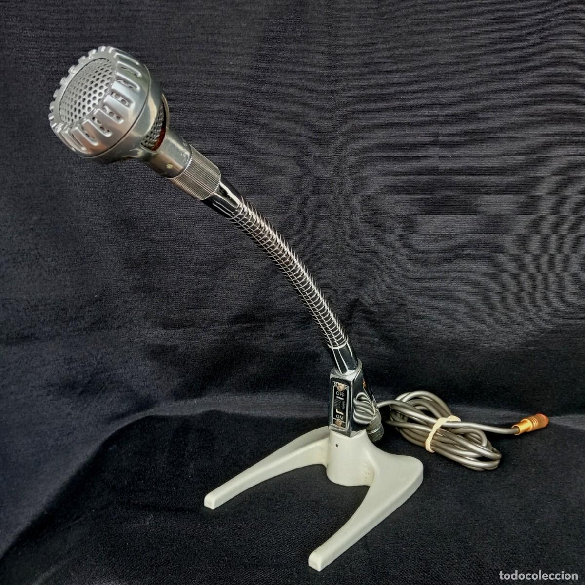 Instrumentos musicales: ANTIGUO MICR&Oacute;FONO FRANC&Eacute;S DE LOS 60 / 70 MELODIUM - Foto 2