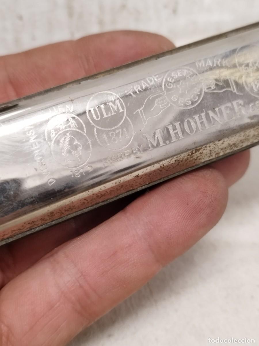 Instrumentos musicales: Antigua harmonica preciosa Hohner. Sin probar. - Foto 2