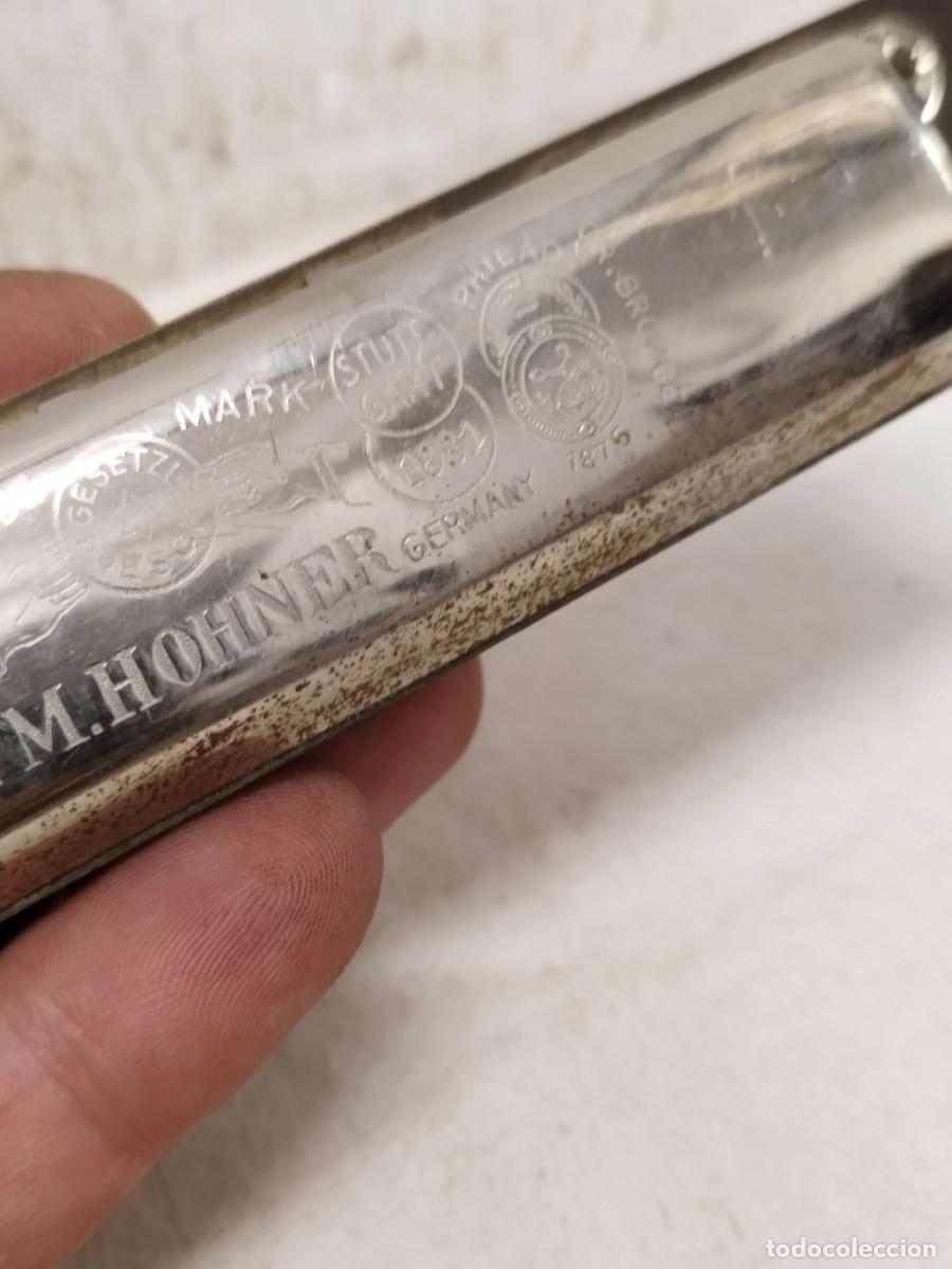 Instrumentos musicales: Antigua harmonica preciosa Hohner. Sin probar. - Foto 3