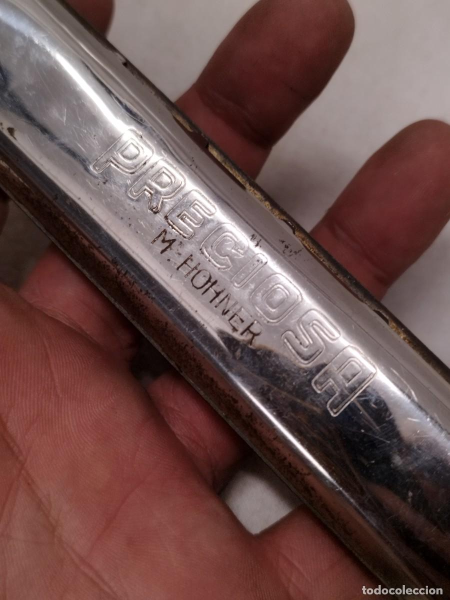 Instrumentos musicales: Antigua harmonica preciosa Hohner. Sin probar. - Foto 4