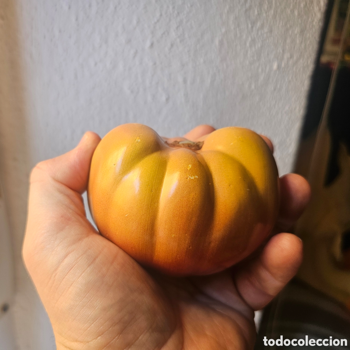 Instrumentos musicales: Shaker musical con forma de tomate vintage - Foto 2