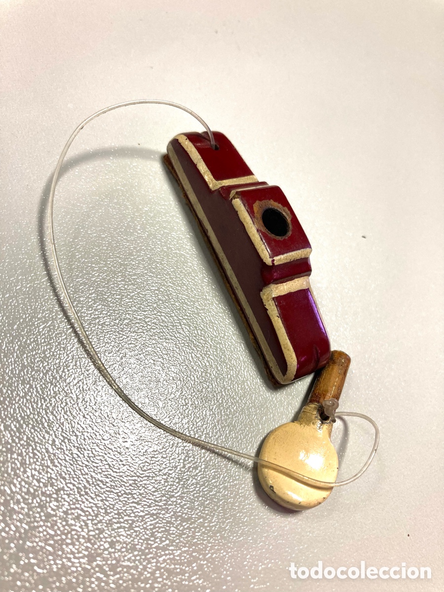 Instrumentos musicales: Cejilla antigua para guitarra - Foto 1