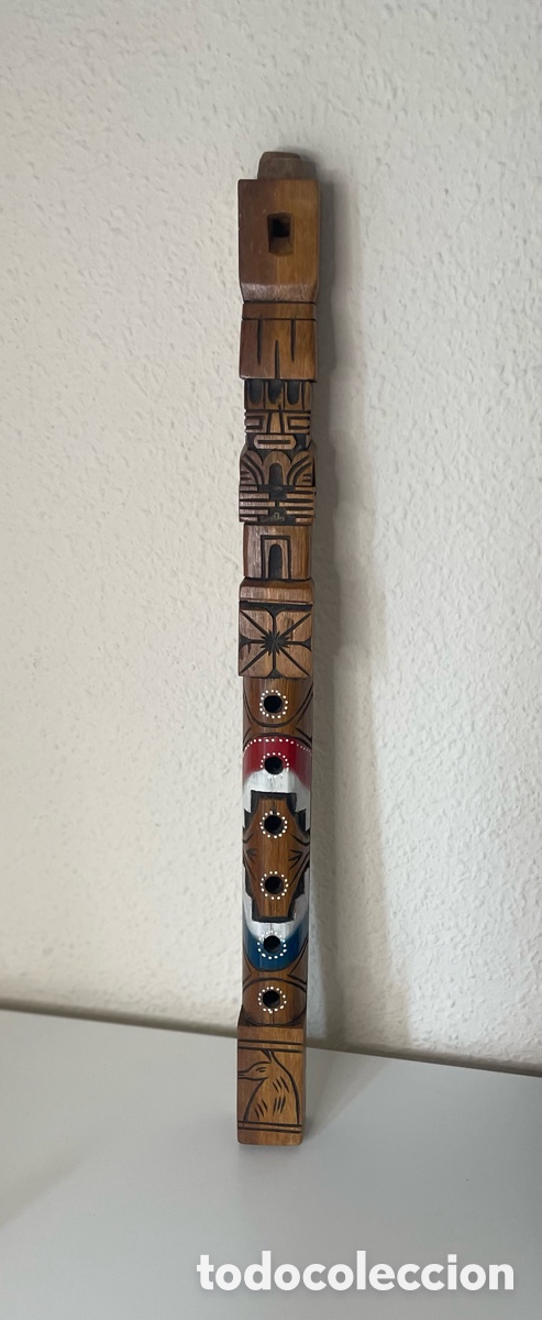 Instrumentos musicales: Tarka, flauta de madera original de los Andes - Foto 1