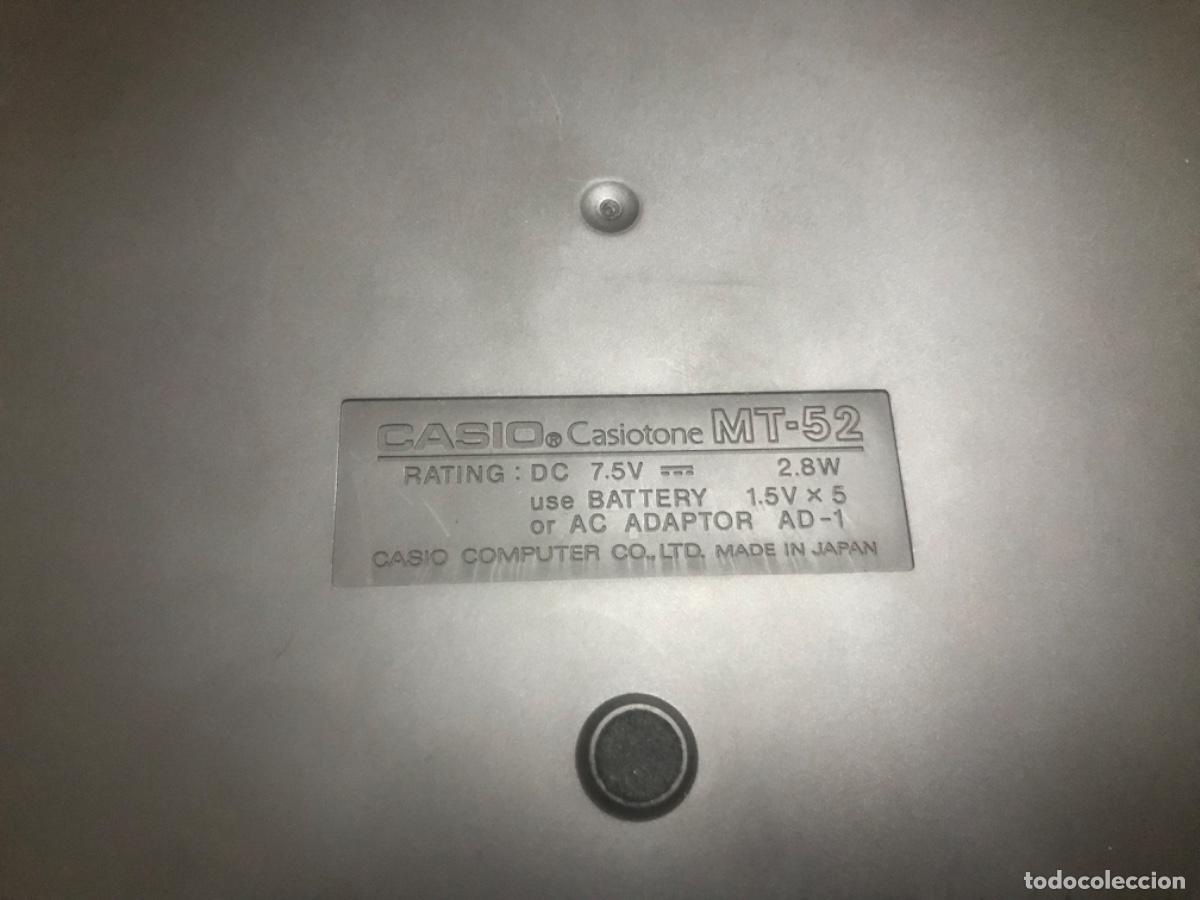 Instrumentos musicales: Casio Casiotone MT-52 - Foto 11