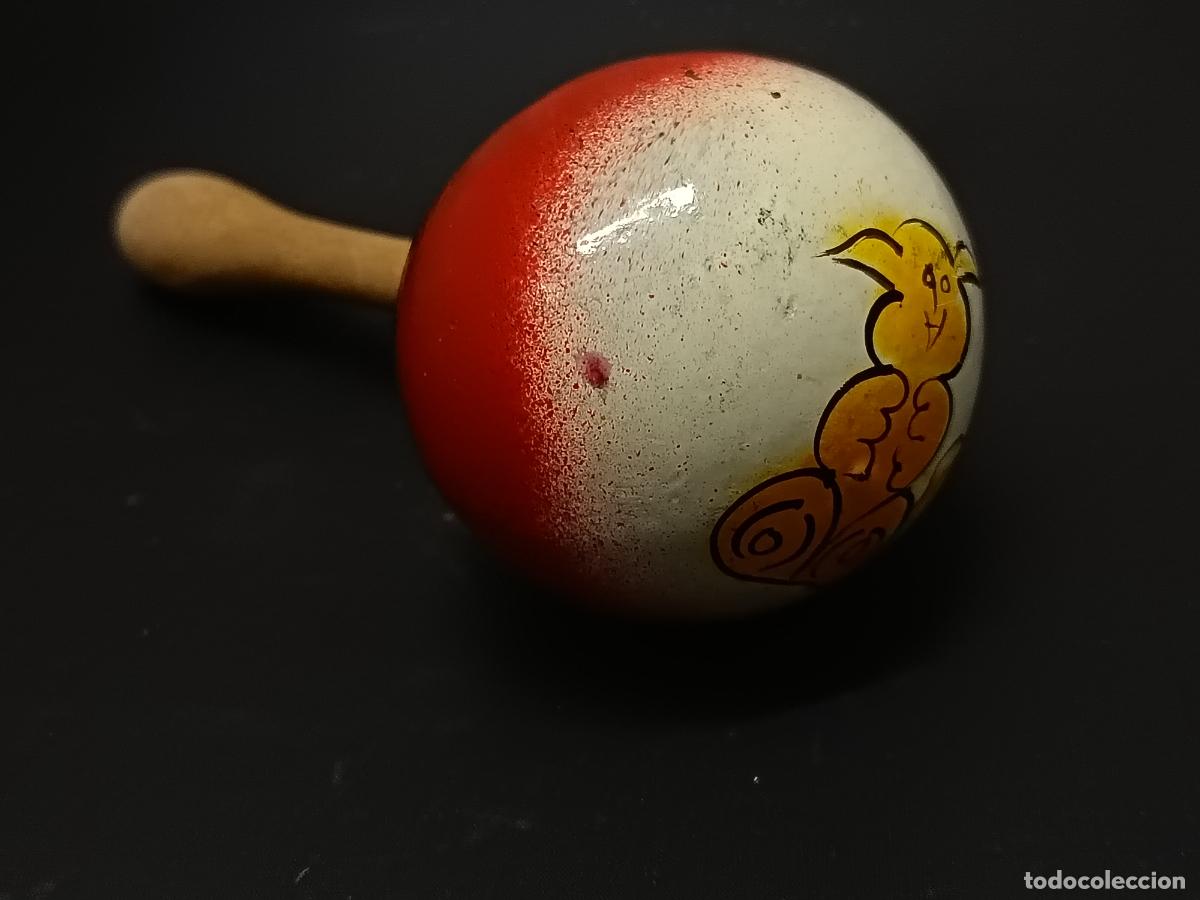Instrumentos musicales: Maraca de madera. Leer Descripci&oacute;n... - Foto 3
