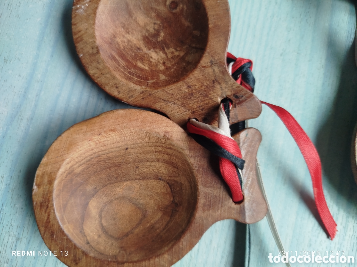Instrumentos musicales: Casta&ntilde;uelas de casta&ntilde;o - Foto 3