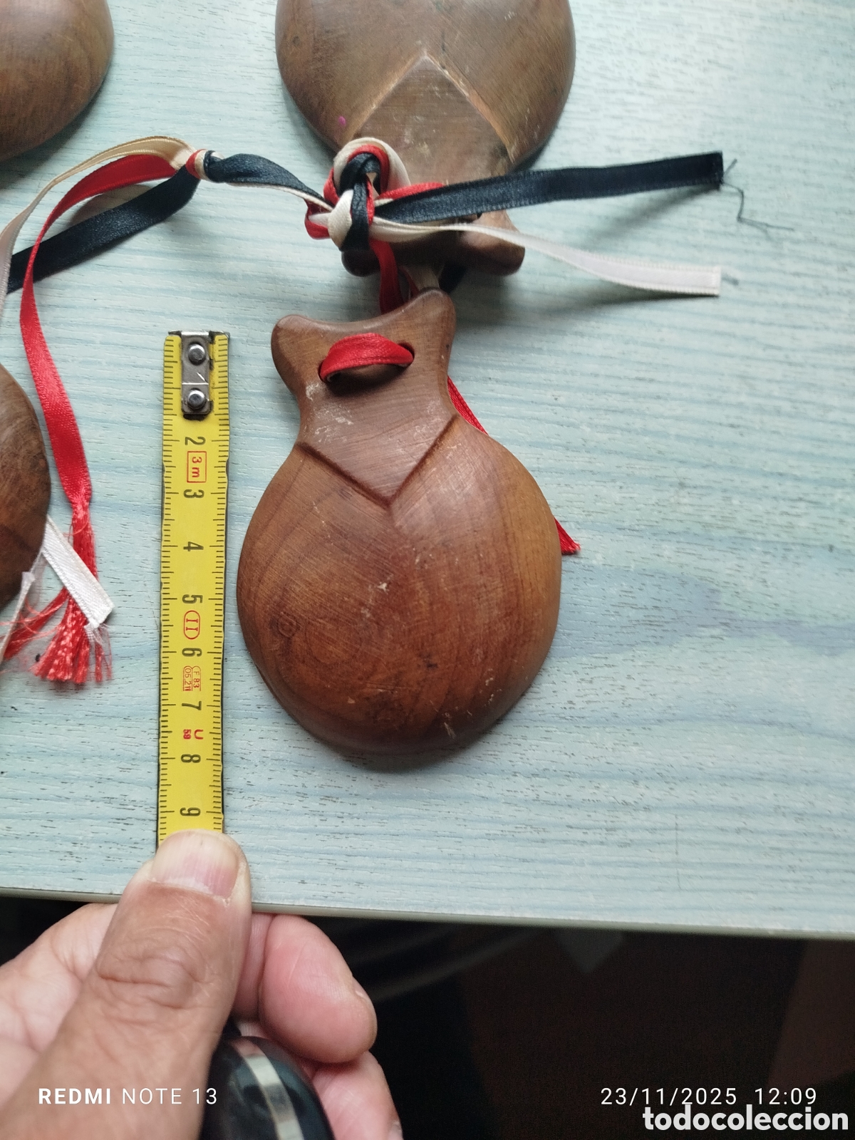 Instrumentos musicales: Casta&ntilde;uelas de casta&ntilde;o - Foto 5