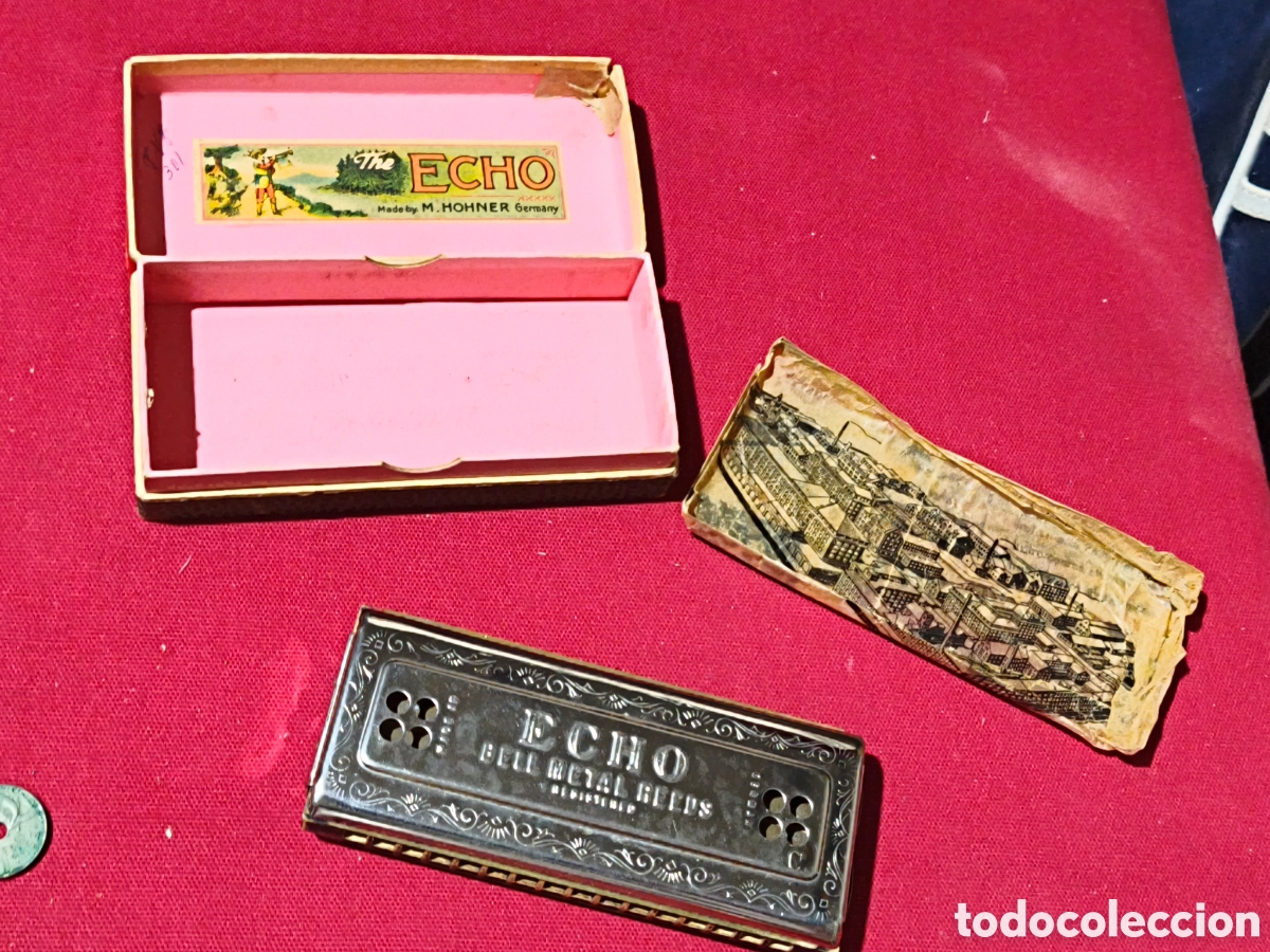 Instrumentos musicales: Arm&oacute;nica The Echo Harp M.Hohner con caja - Foto 1