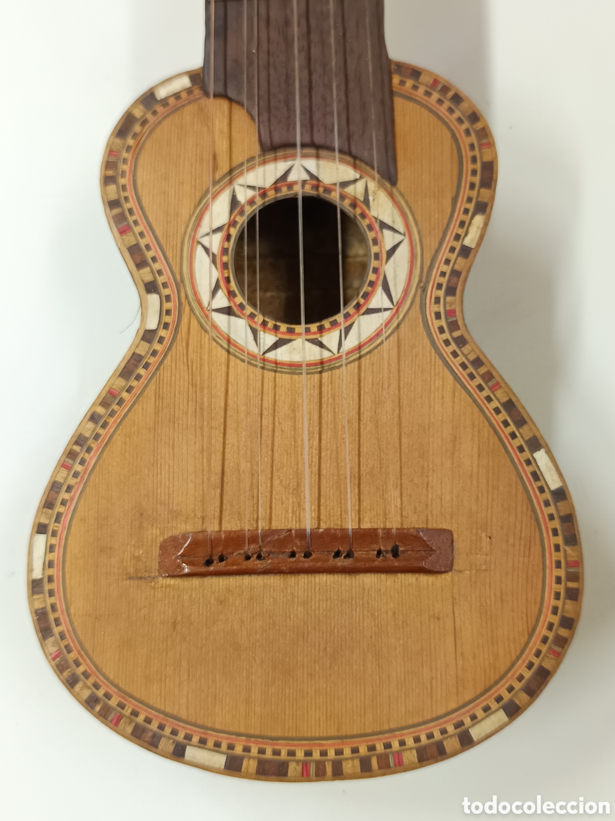 Instrumentos musicales: Antiguo Charango de armadillo artesanal - Foto 2