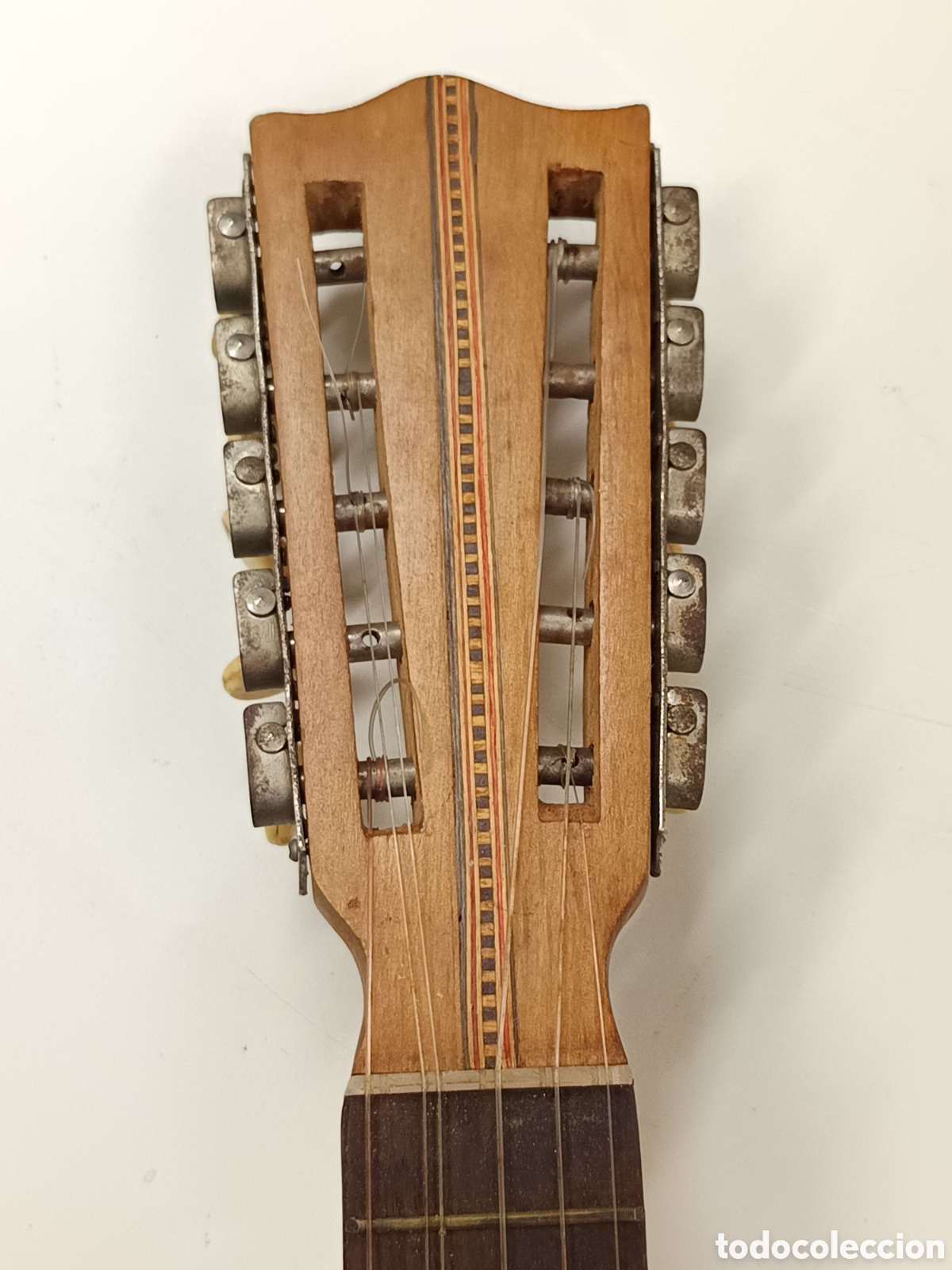 Instrumentos musicales: Antiguo Charango de armadillo artesanal - Foto 3