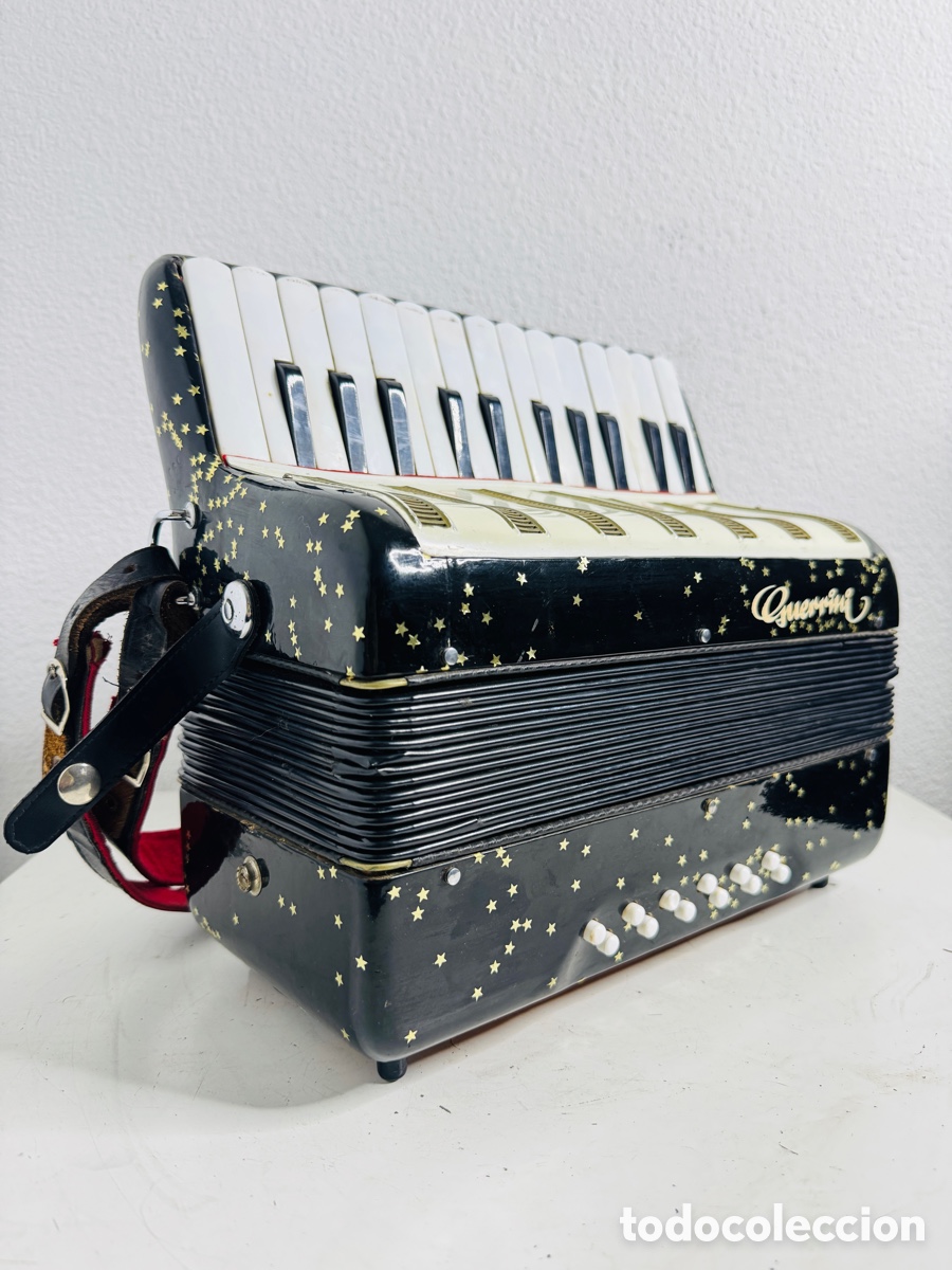 Instrumentos musicales: Guerrini Acorde&oacute;n Antiguo - Foto 7