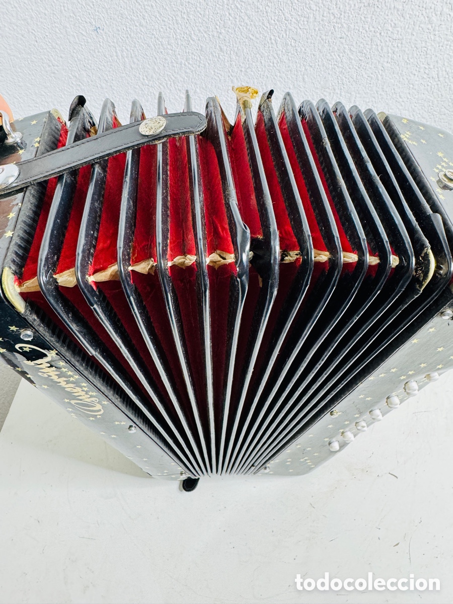 Instrumentos musicales: Guerrini Acorde&oacute;n Antiguo - Foto 12