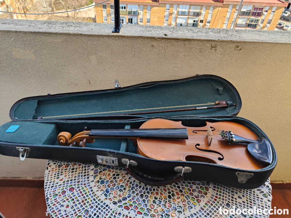Instrumentos musicales: ANTIGUO VIOLIN EN ESTUCHE - Foto 2