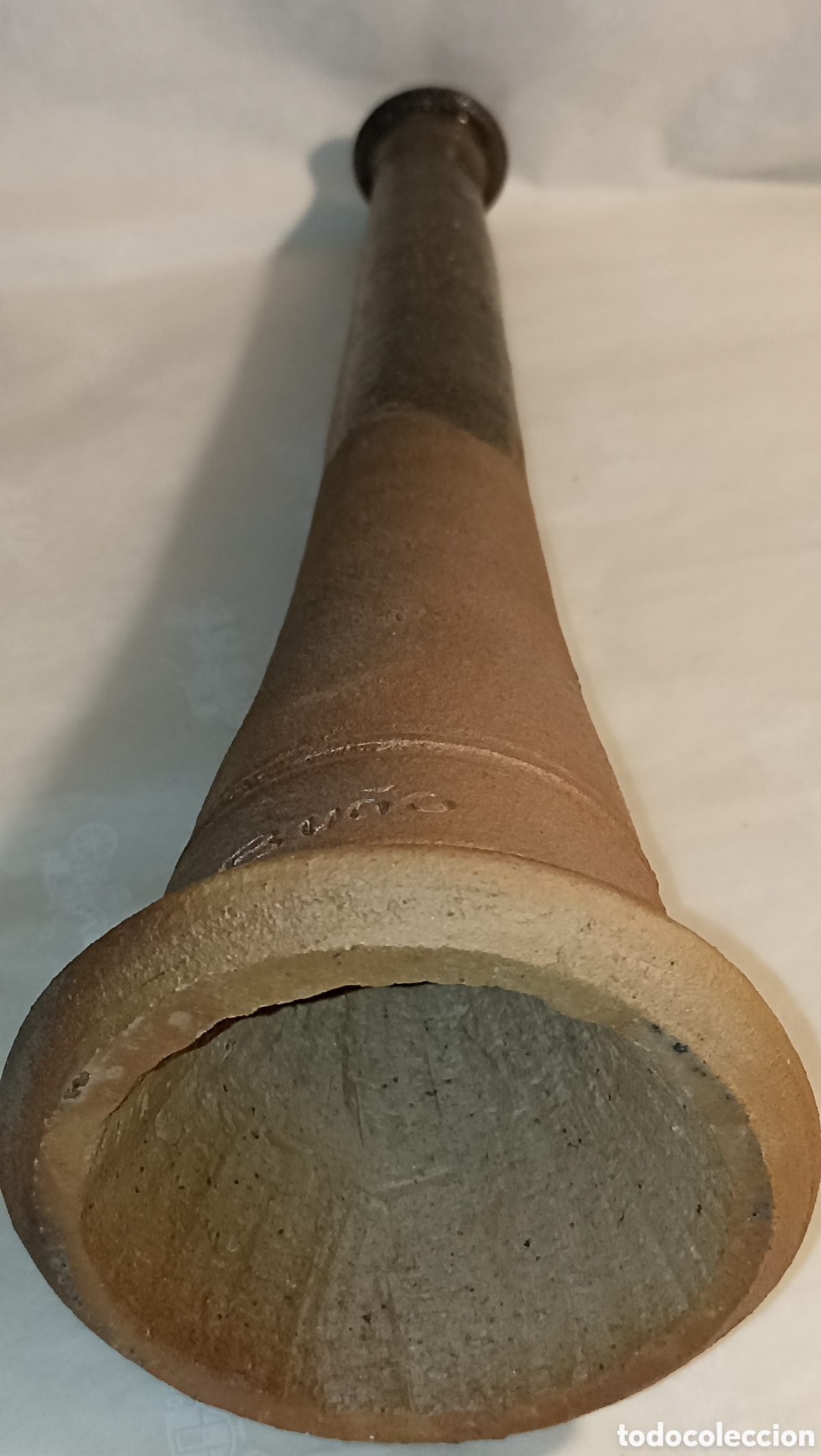 Instrumentos musicales: Cornada de cer&aacute;mica de bu&ntilde;o - Foto 1