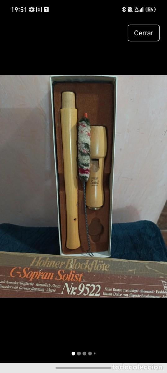 Instrumentos musicales: Flauta Hohner Blockflote de madera de arce canadiense - Foto 1