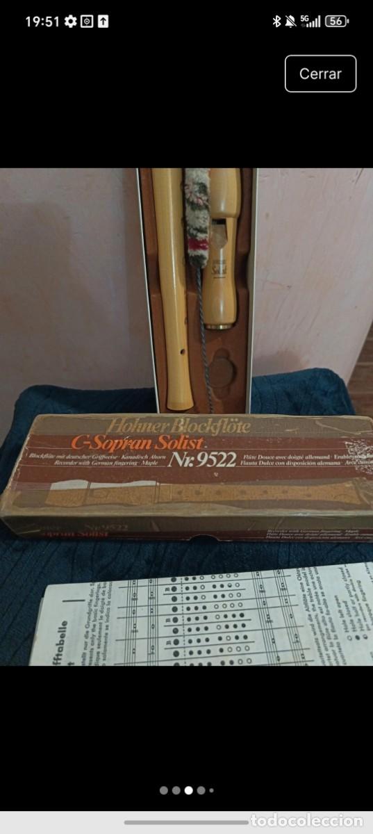 Instrumentos musicales: Flauta Hohner Blockflote de madera de arce canadiense - Foto 3