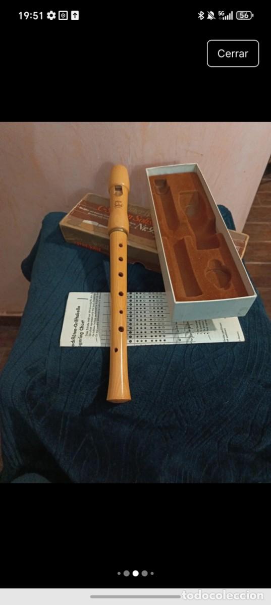 Instrumentos musicales: Flauta Hohner Blockflote de madera de arce canadiense - Foto 5