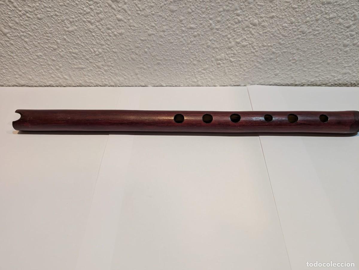 Instrumentos musicales: Quena peruana artesanal madera jacarand&aacute; - Sol - Foto 2