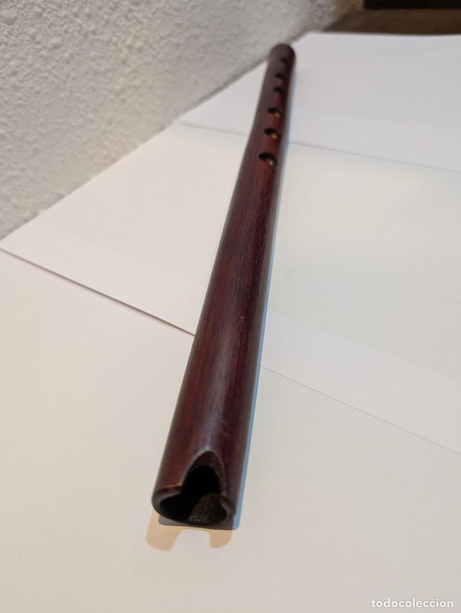 Instrumentos musicales: Quena peruana artesanal madera jacarand&aacute; - Sol - Foto 4