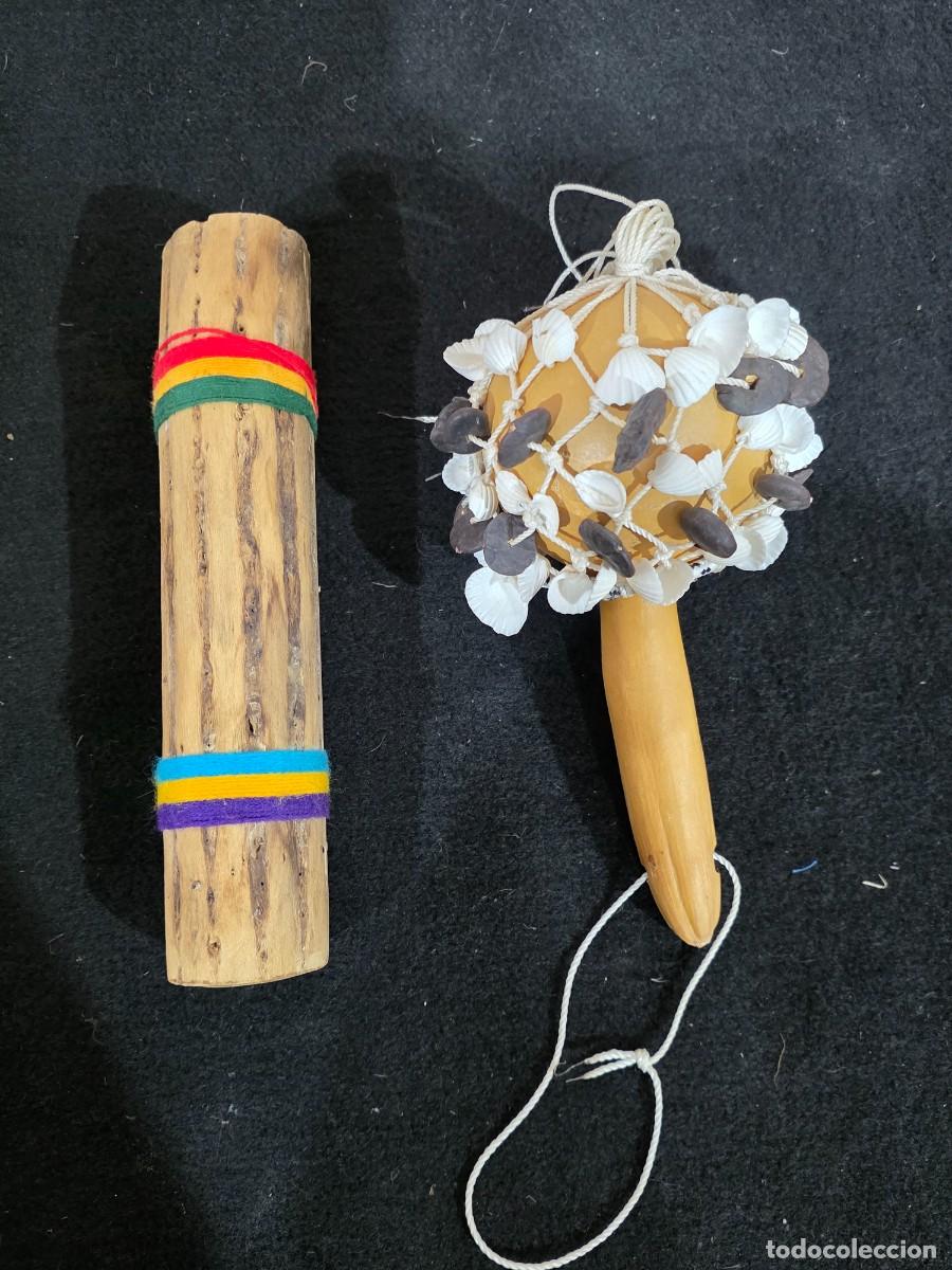 Instrumentos musicales: Par de instrumentos africanos - Foto 1