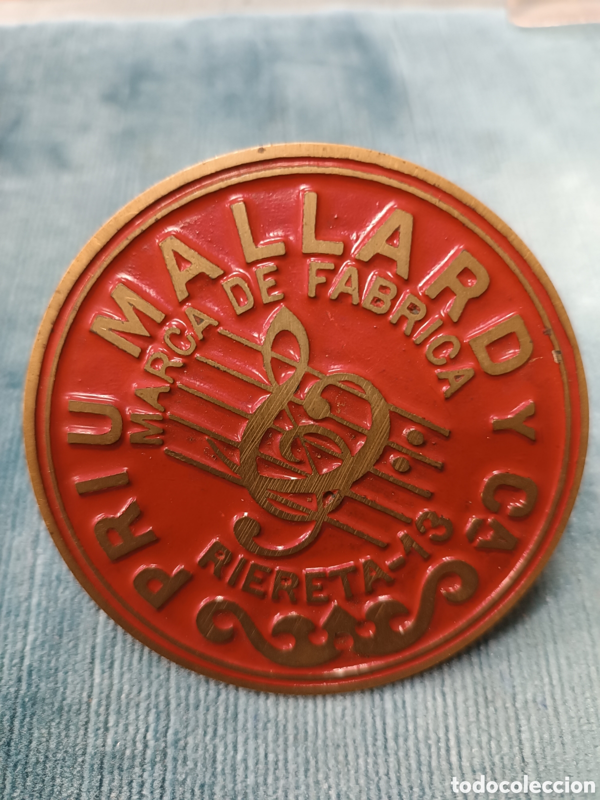 Instrumentos musicales: PRIU MALLARD Y Ca. (Placa) - Foto 1