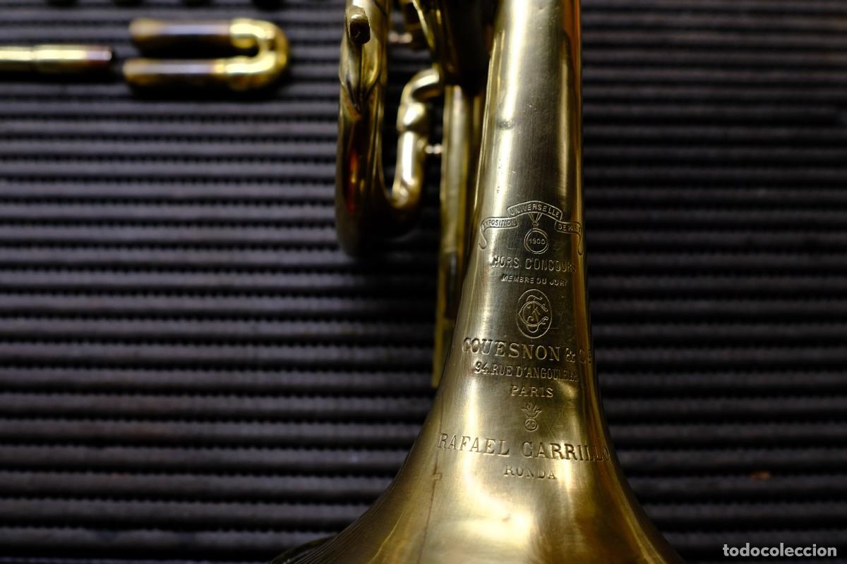 Instrumentos musicales: Corneta Couesnon Paris 1900 - Foto 2