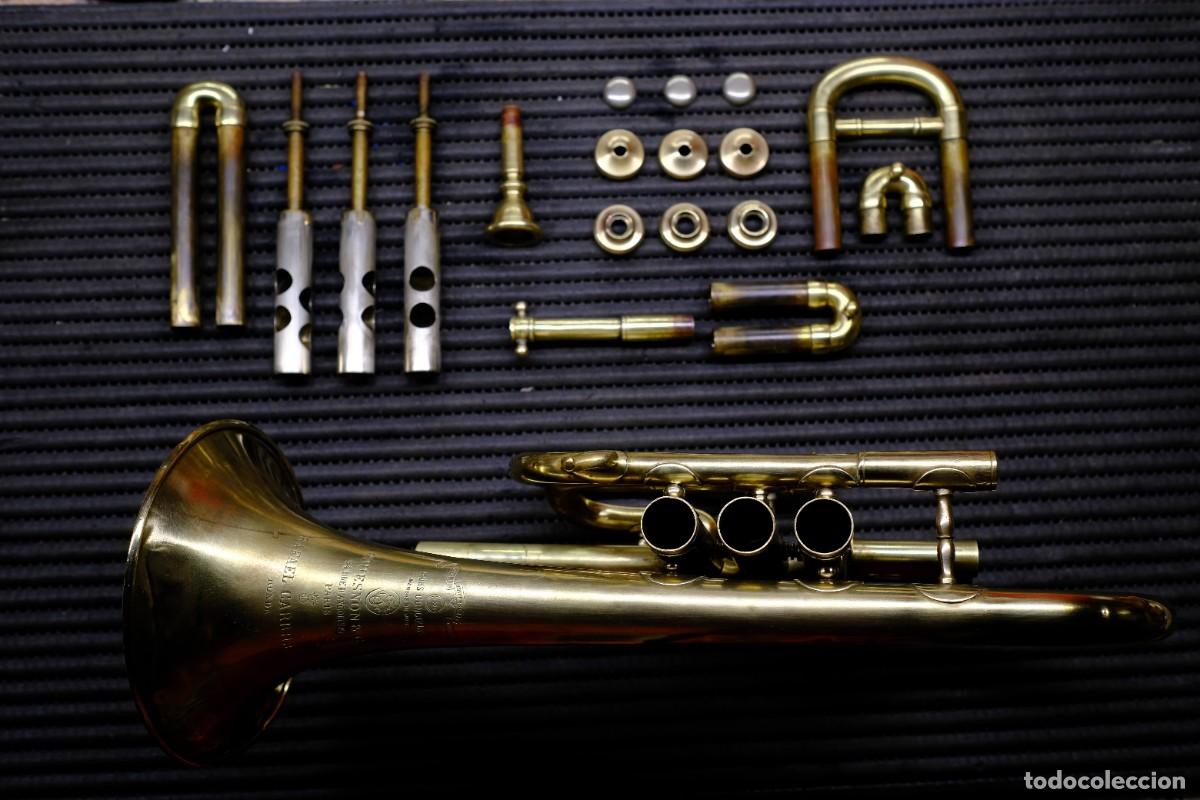 Instrumentos musicales: Corneta Couesnon Paris 1900 - Foto 5