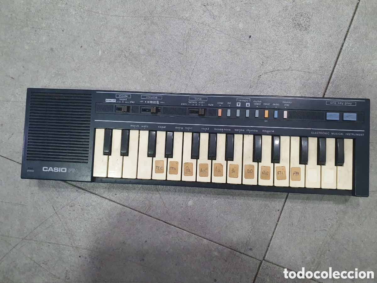 Instrumentos musicales: Teclado Casio PT-1. Funcionando correctamente. (L98) - Foto 1