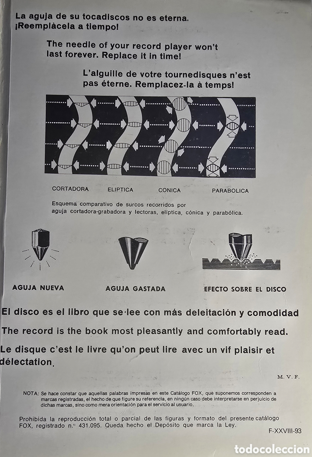 Instrumentos musicales: CAPSULA Y AGUJA TOCADISCOS GARRAND - Foto 12