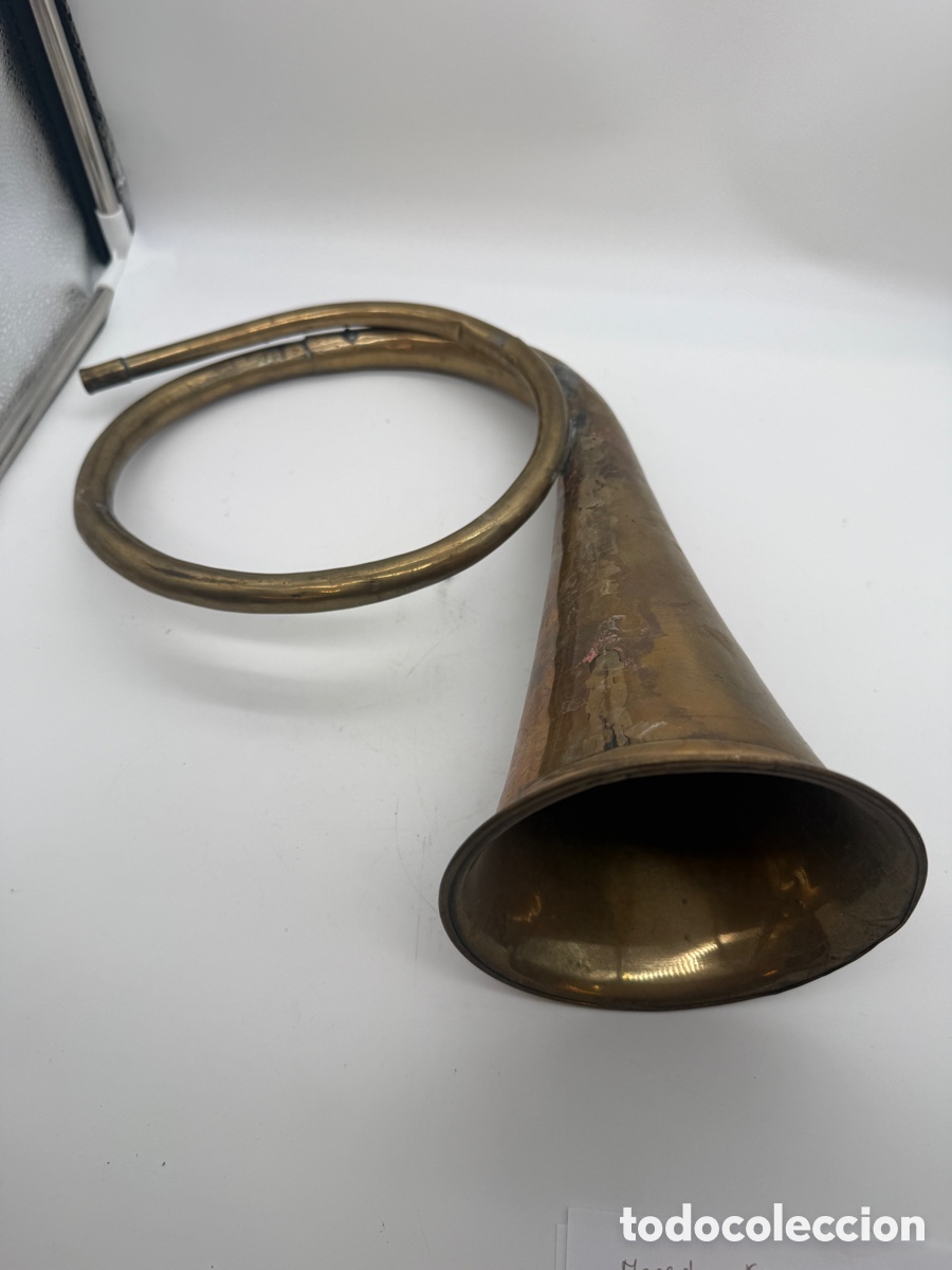 Instrumentos musicales: Corneta de caza de lat&oacute;n - Foto 2