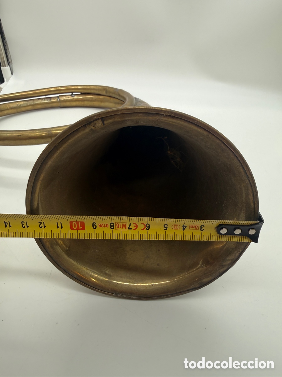 Instrumentos musicales: Corneta de caza de lat&oacute;n - Foto 3