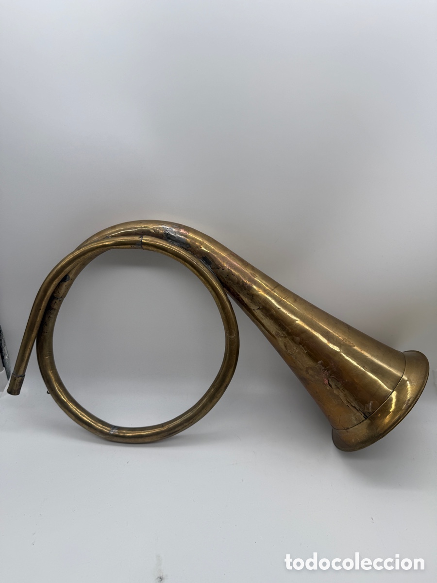 Instrumentos musicales: Corneta de caza de lat&oacute;n - Foto 5