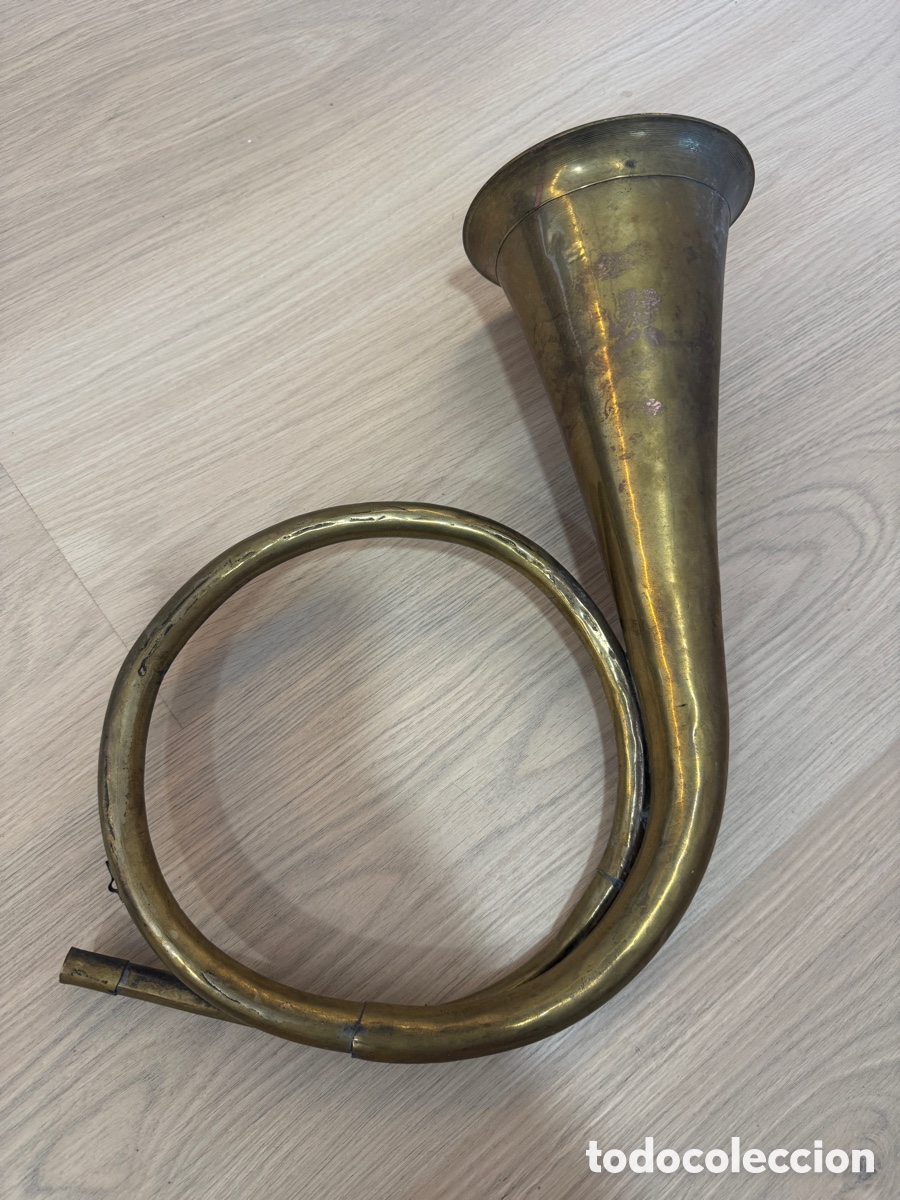 Instrumentos musicales: Corneta de caza de lat&oacute;n - Foto 7