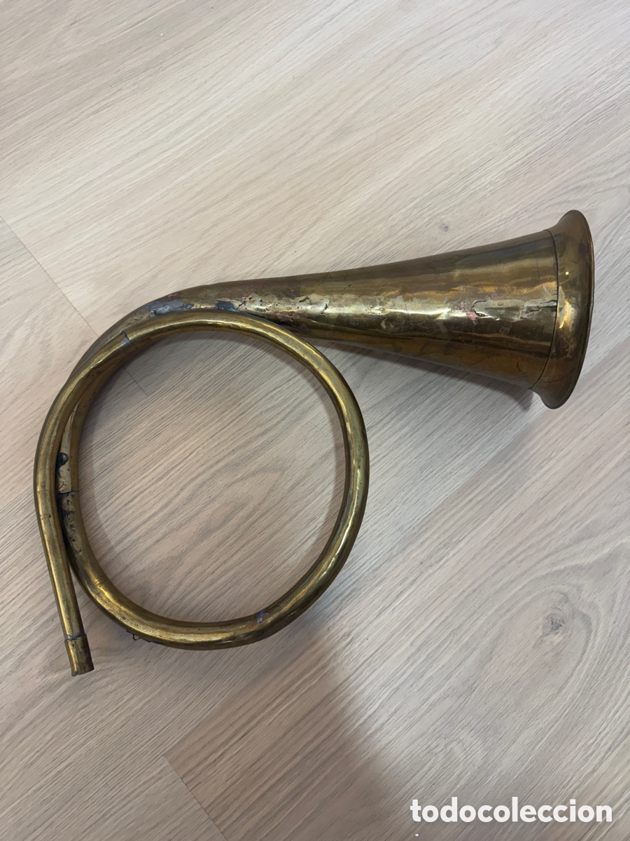Instrumentos musicales: Corneta de caza de lat&oacute;n - Foto 8
