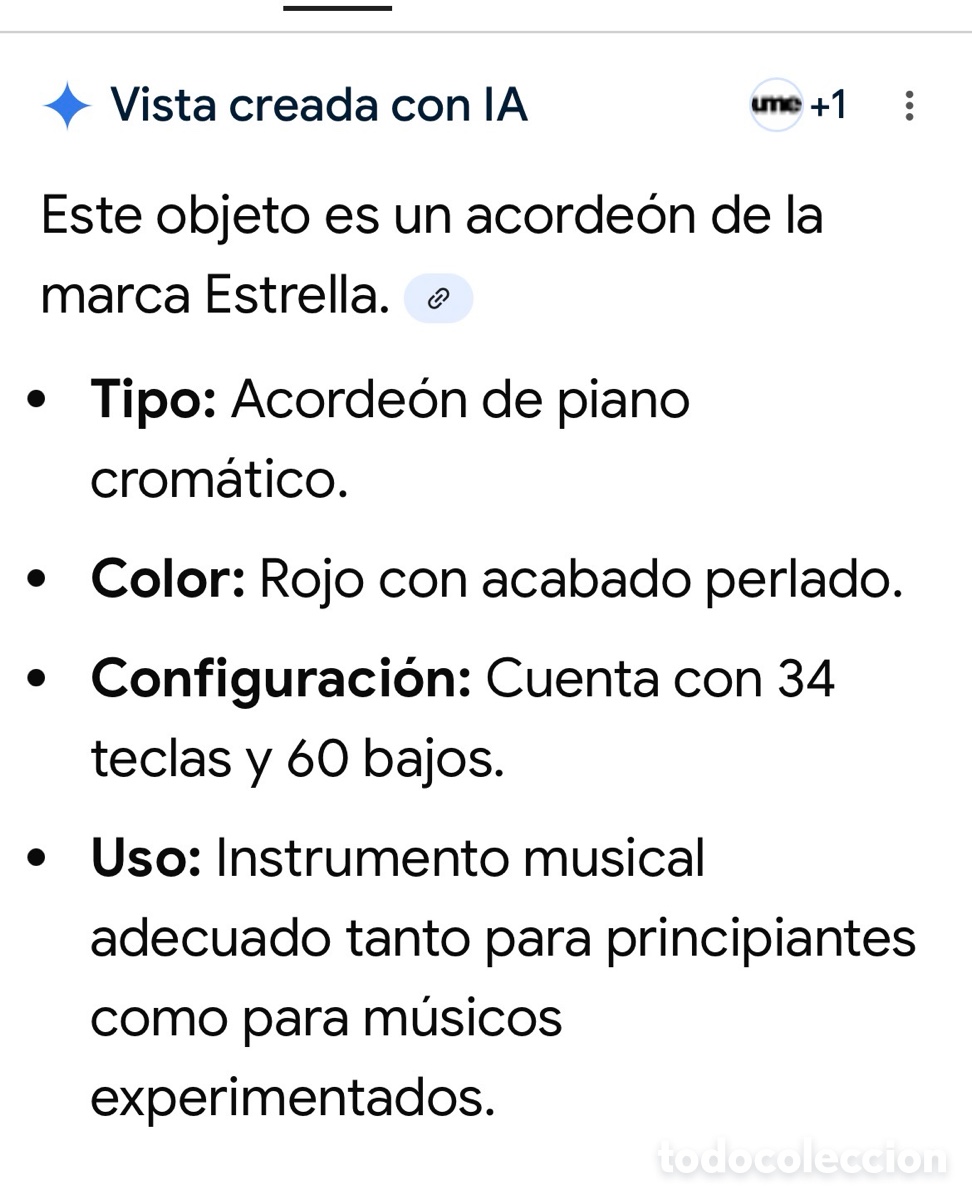 Instrumentos musicales: Acorde&oacute;n infantil marca estrella - Foto 5