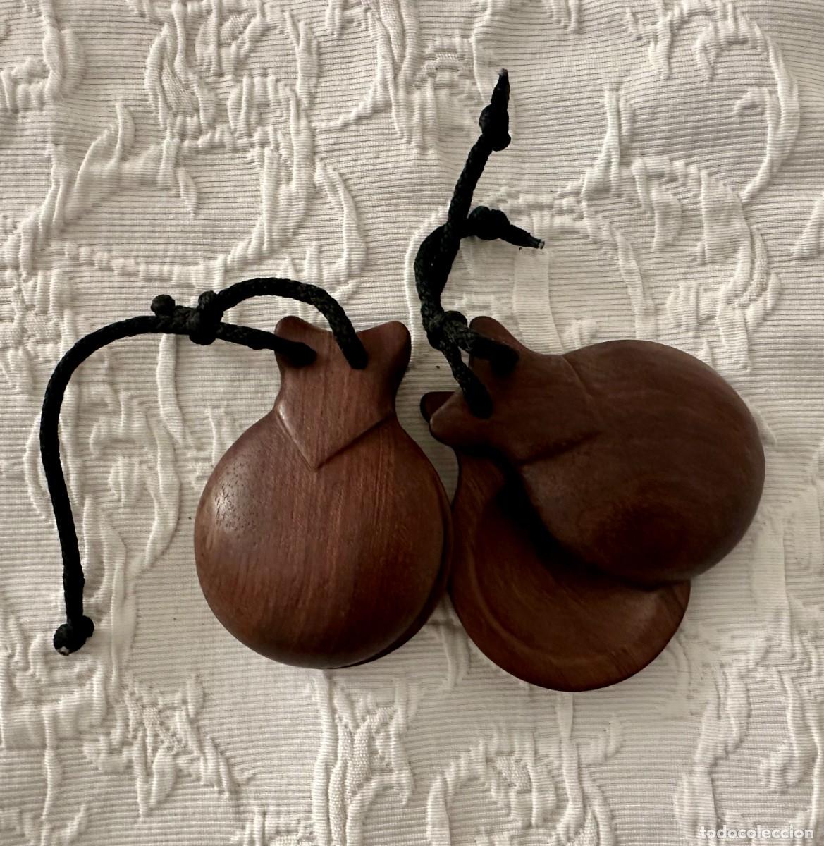 Instrumentos musicales: Casta&ntilde;uelas nuevas de madera - Foto 2