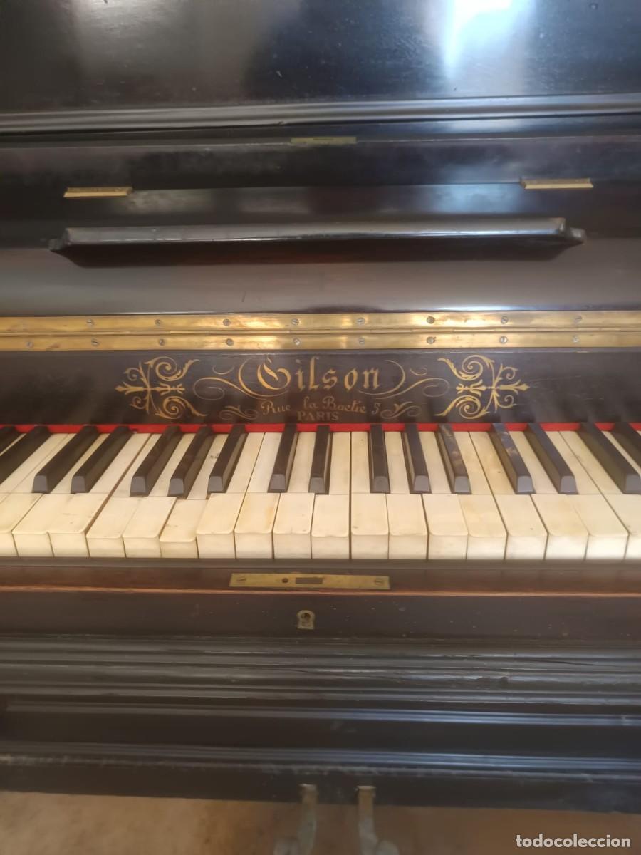 Instrumentos musicales: Piano antiguo E. Gilson - Foto 2