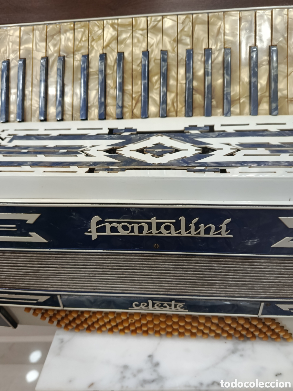 Instrumentos musicales: Acorde&oacute;n Frontalini antig&uuml;o - Foto 6
