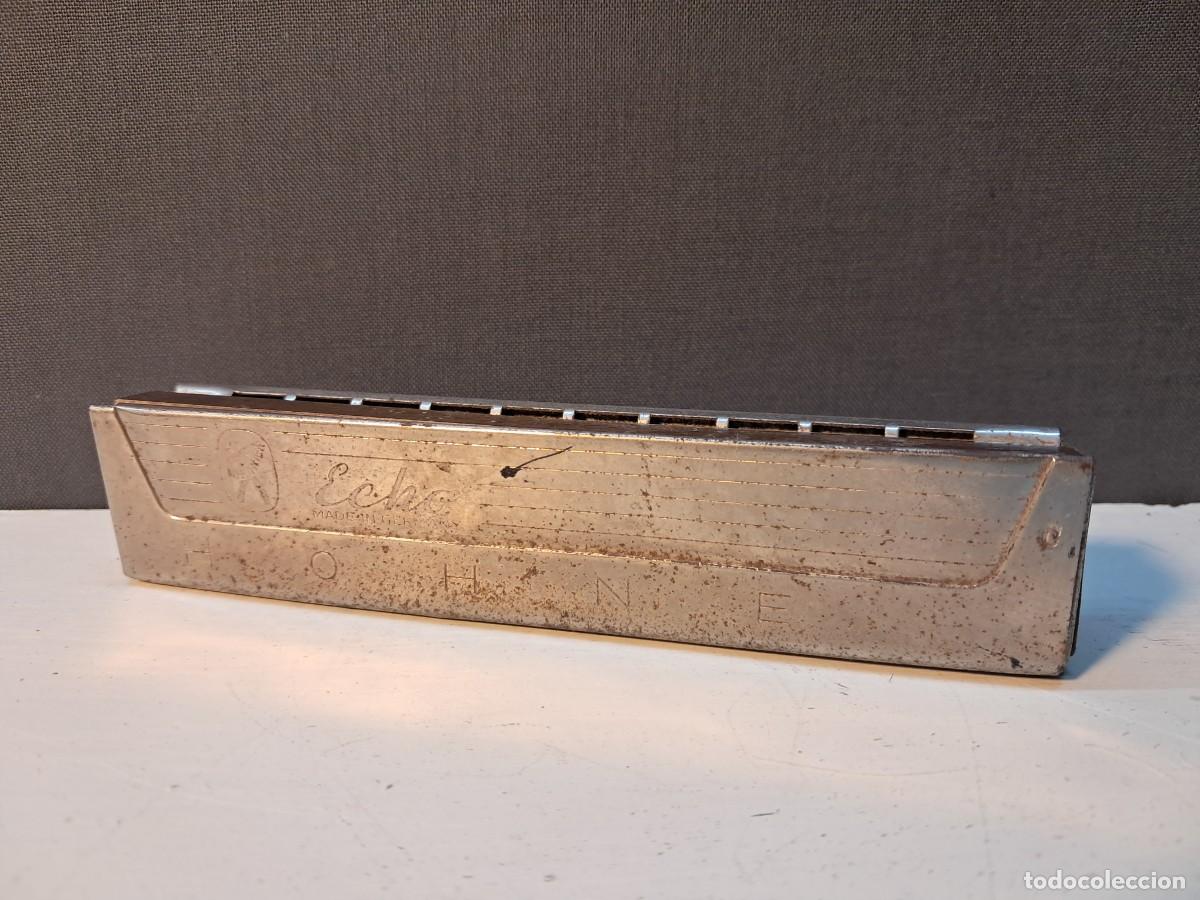 Instrumentos musicales: ARMONICA ANTIGUA HOHNER ECHO - Foto 2