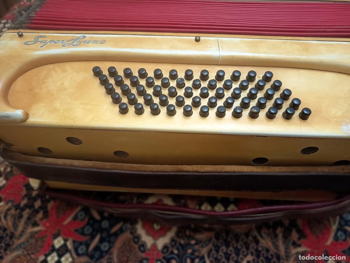 Instrumentos musicales: ANTIGUO ACORDE&Oacute;N GUERRINI SUPER LUXE SUPERLUXE - Foto 5