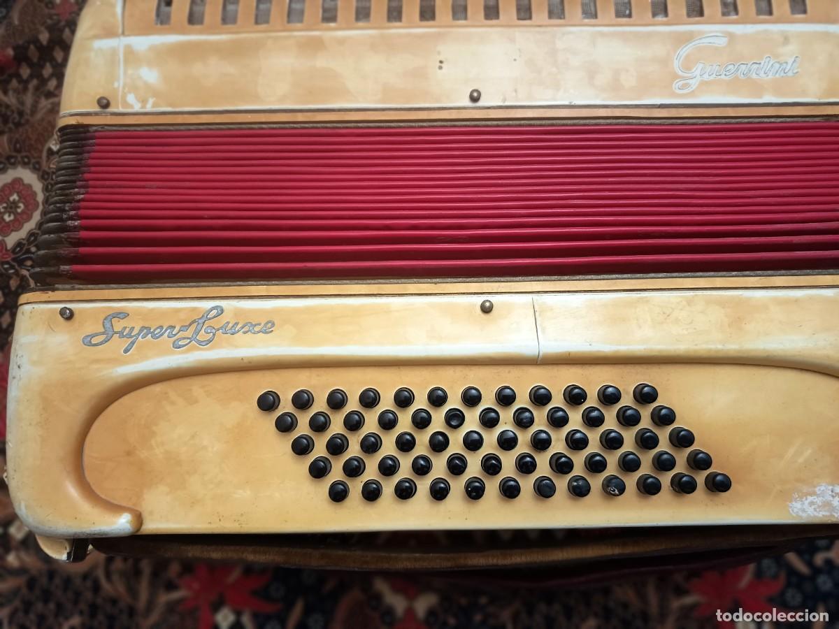 Instrumentos musicales: ANTIGUO ACORDE&Oacute;N GUERRINI SUPER LUXE SUPERLUXE - Foto 6