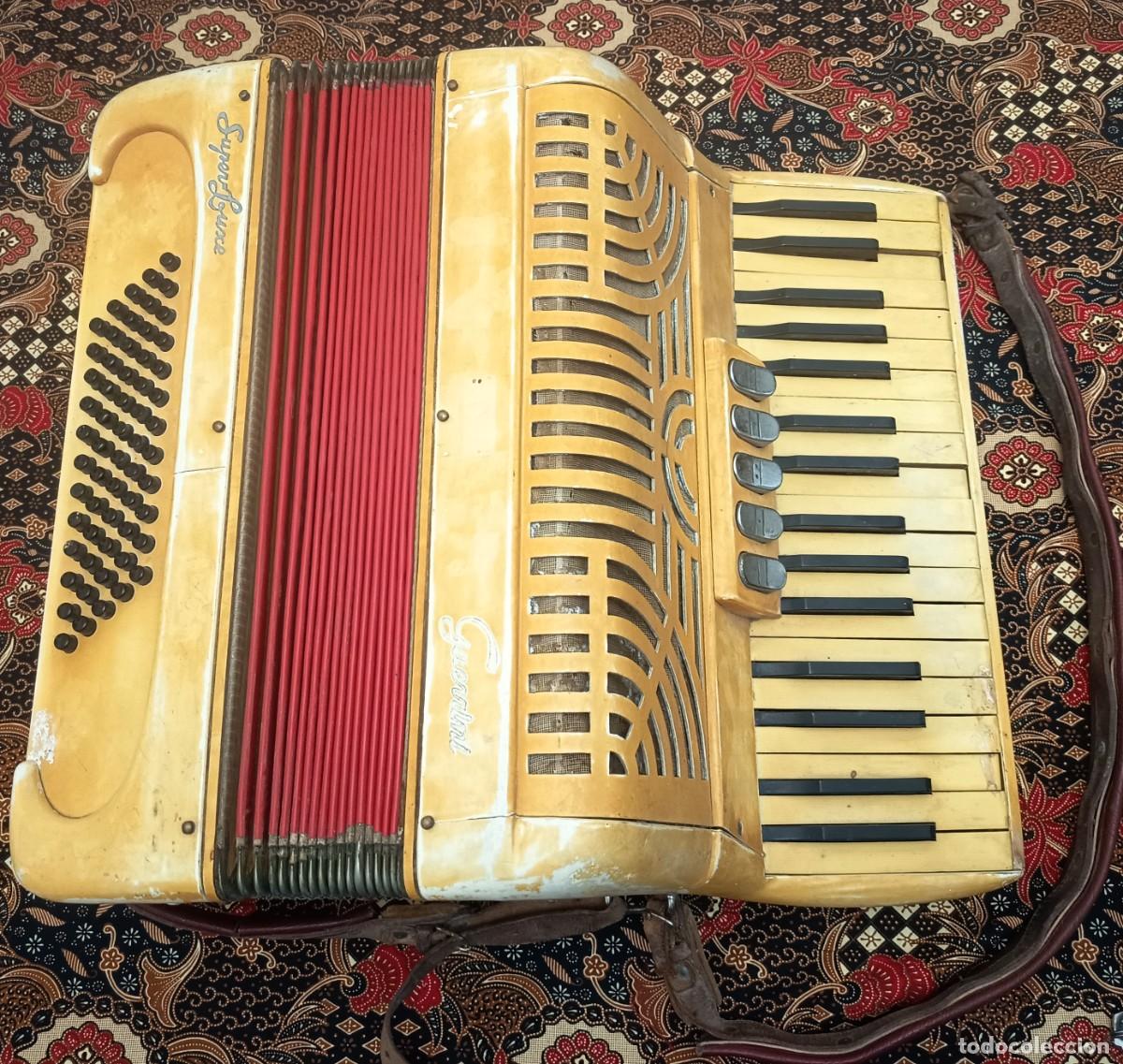 Instrumentos musicales: ANTIGUO ACORDE&Oacute;N GUERRINI SUPER LUXE SUPERLUXE - Foto 8