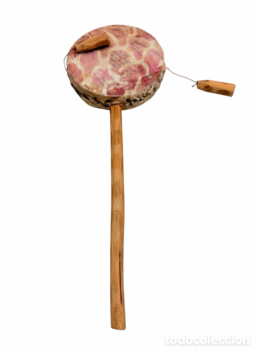 Instrumentos musicales: Antiguo Instrumento Tambor de Jirafa